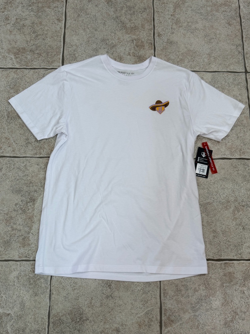 Men’s baseball lifestyle 101 medium taco tee shirt